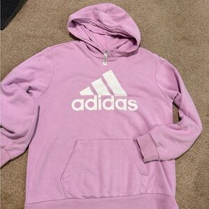 Adidas Light Pink Pullover Hoodie